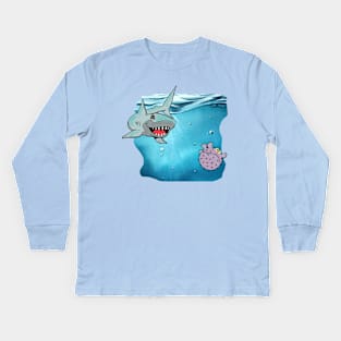 Sea life Kids Long Sleeve T-Shirt